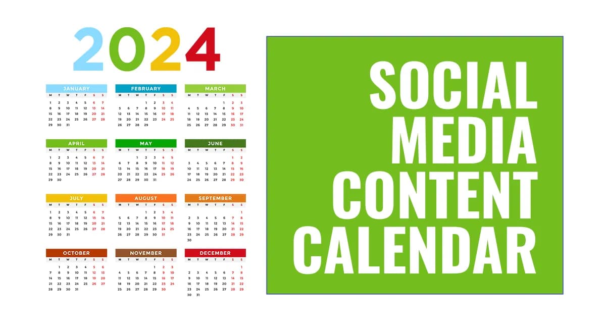 2024 social media content calendar
