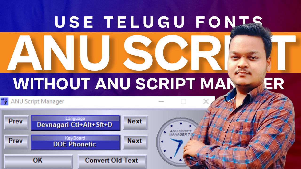 Anu Script Telugu fonts