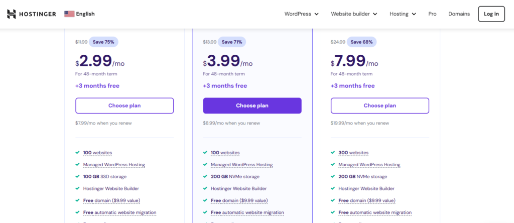 Hostinger Features
