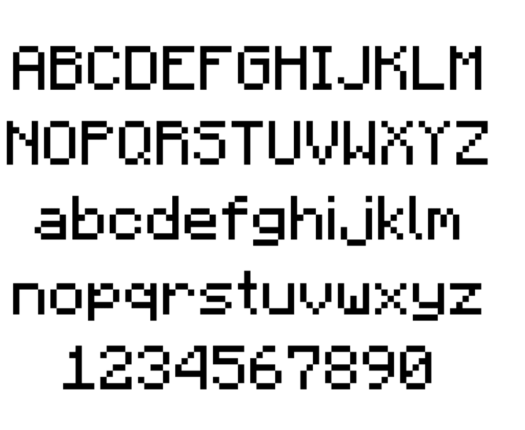 Download Minecraft font family for Free 5 minecraftia typeface