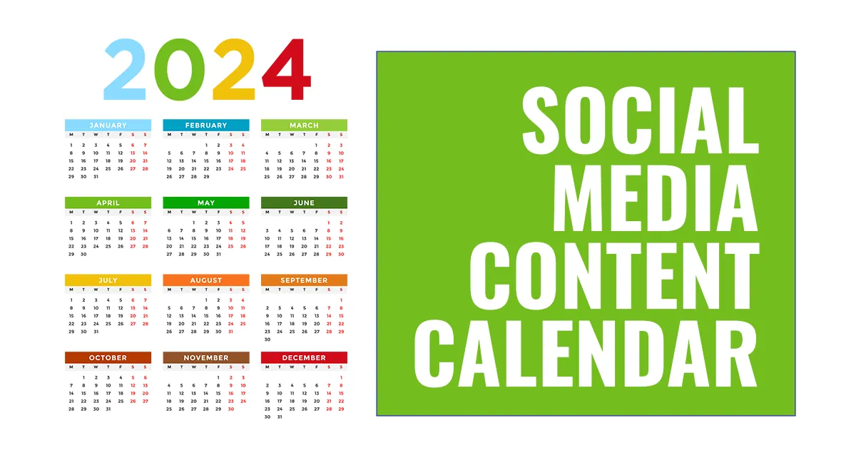2024 social media content calendar