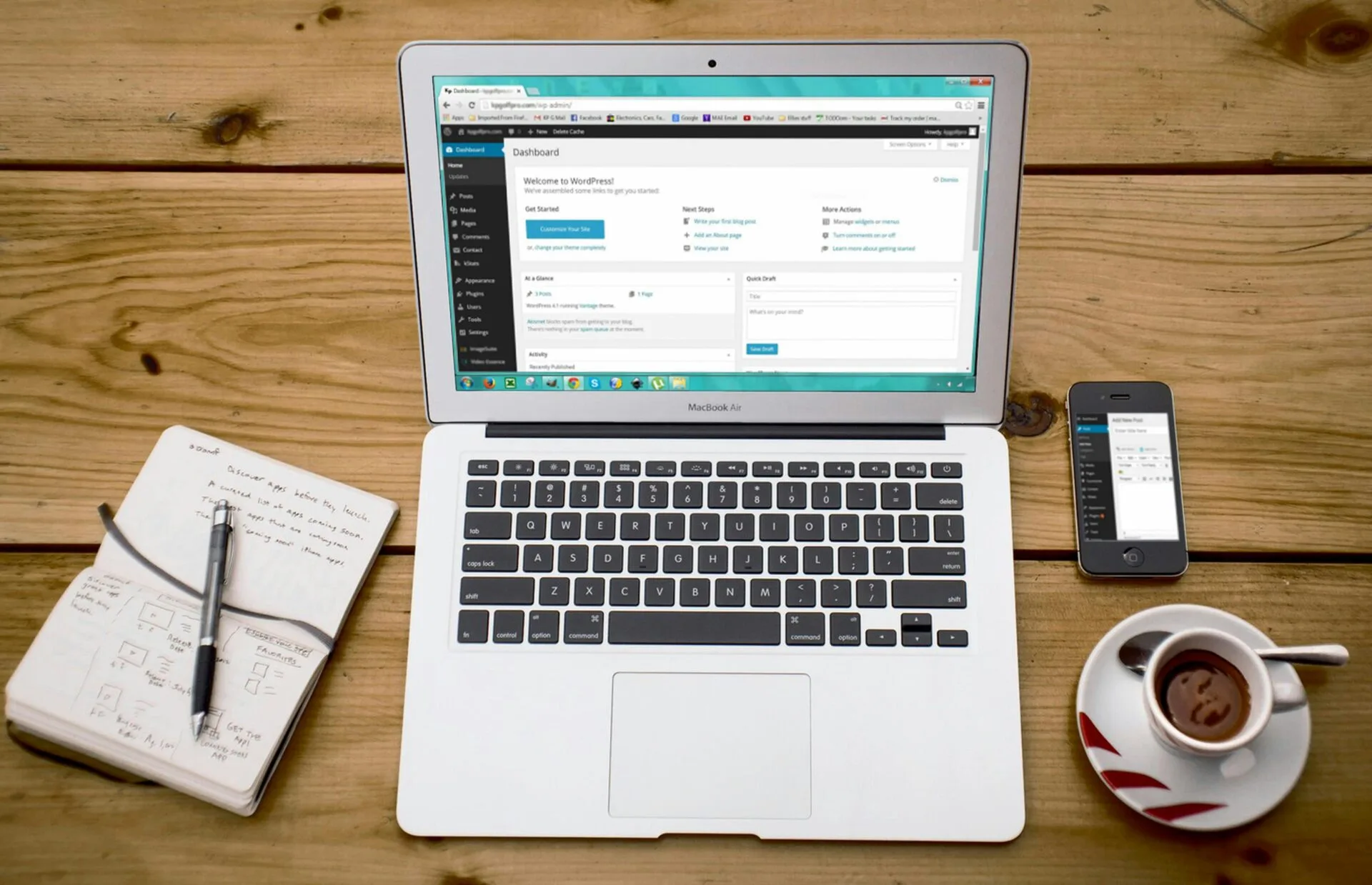 WordPress personal website image
