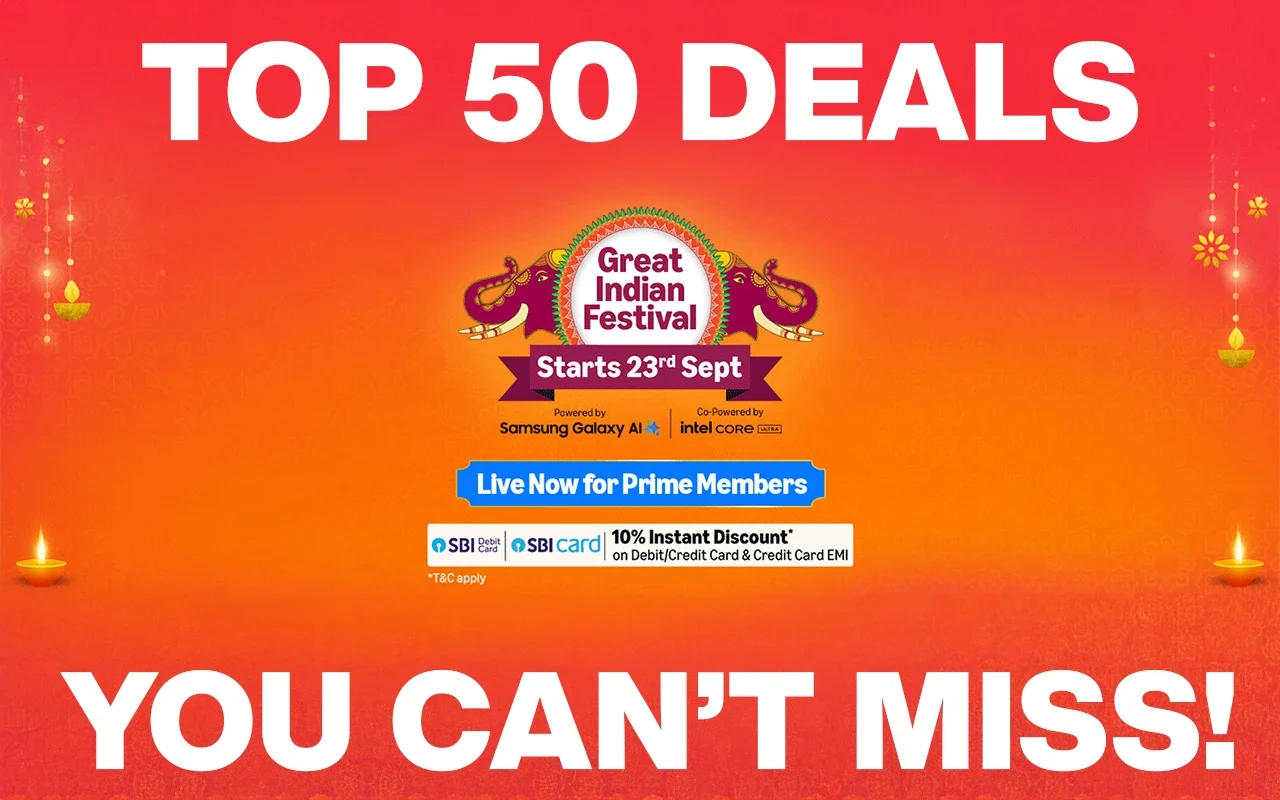 amazon great indian sale top 50 deals