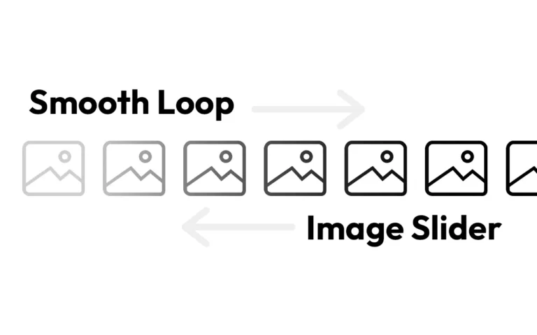 create loop smooth carousel image slider in elementor