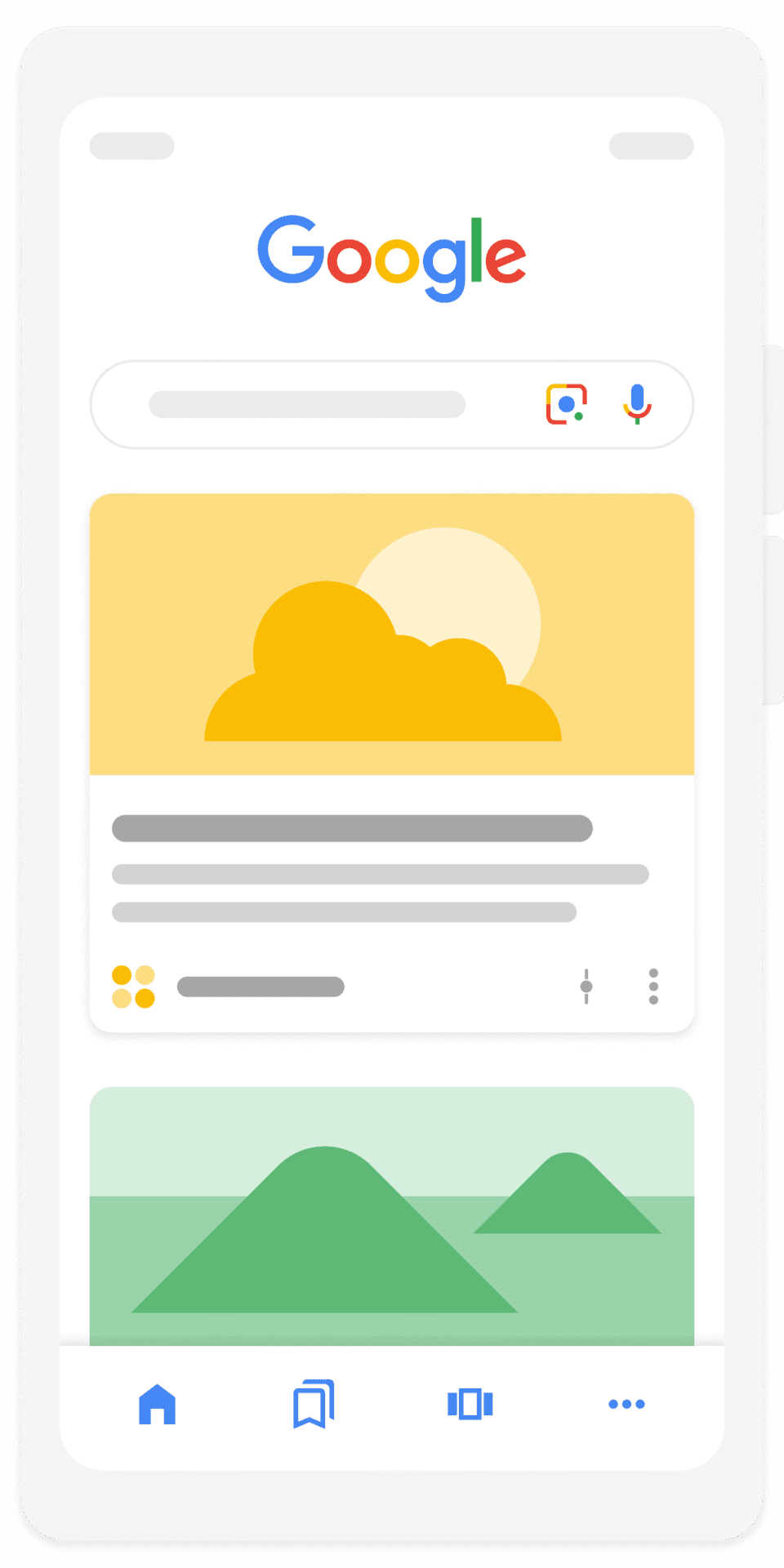 google discover's text based content promotion
