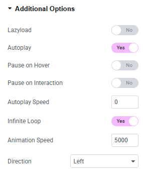 How to create a loop smooth image carousel slider in Elementor 6 imortant setting in the additional options in the image carousel widget