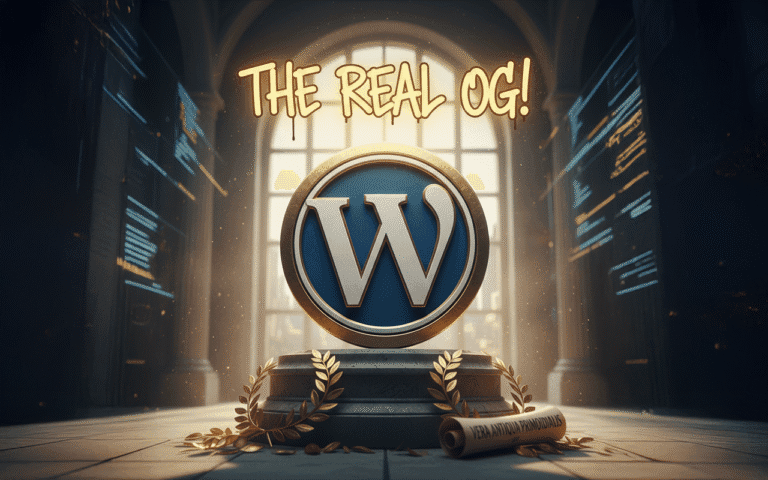 wordpress is the real OG