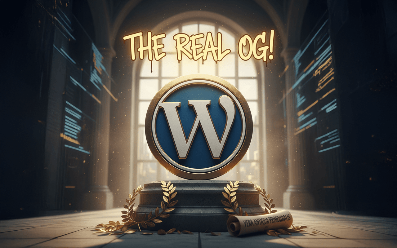 wordpress is the real OG