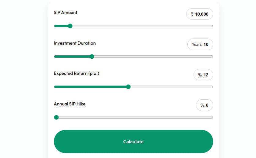 Mutual Fund SIP Calculator with Step-Up & Tax (India) 1 Screenshot 2026 02 09 151615
